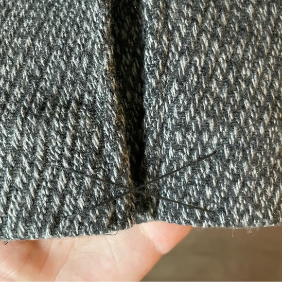 NWOT Heathered Grey Worthington Trench Coat | Classic Silhouette - Picture 11 of 15